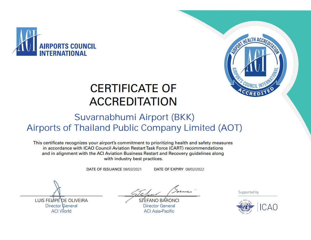 BKK ACI AHA Certificate BKK ACI AHA Certificate