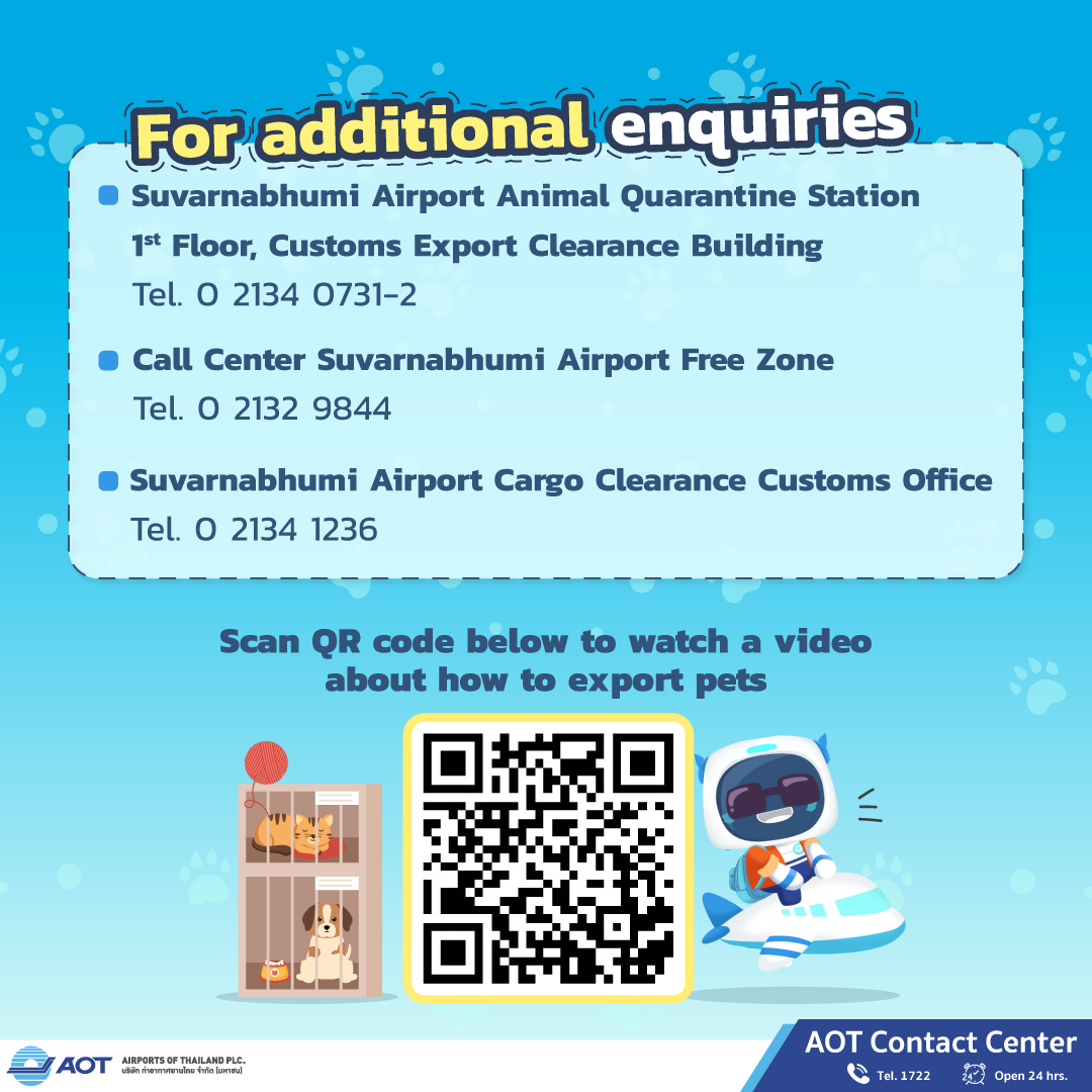 How to export personal pets at Suvarnabhumi Airport Cargo Clearance Customs Office_-05